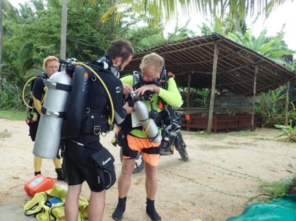 preparation to discover Komodo diving