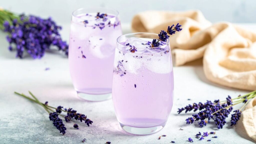 Lavender Rose Fizz - Non alcoholic cocktails