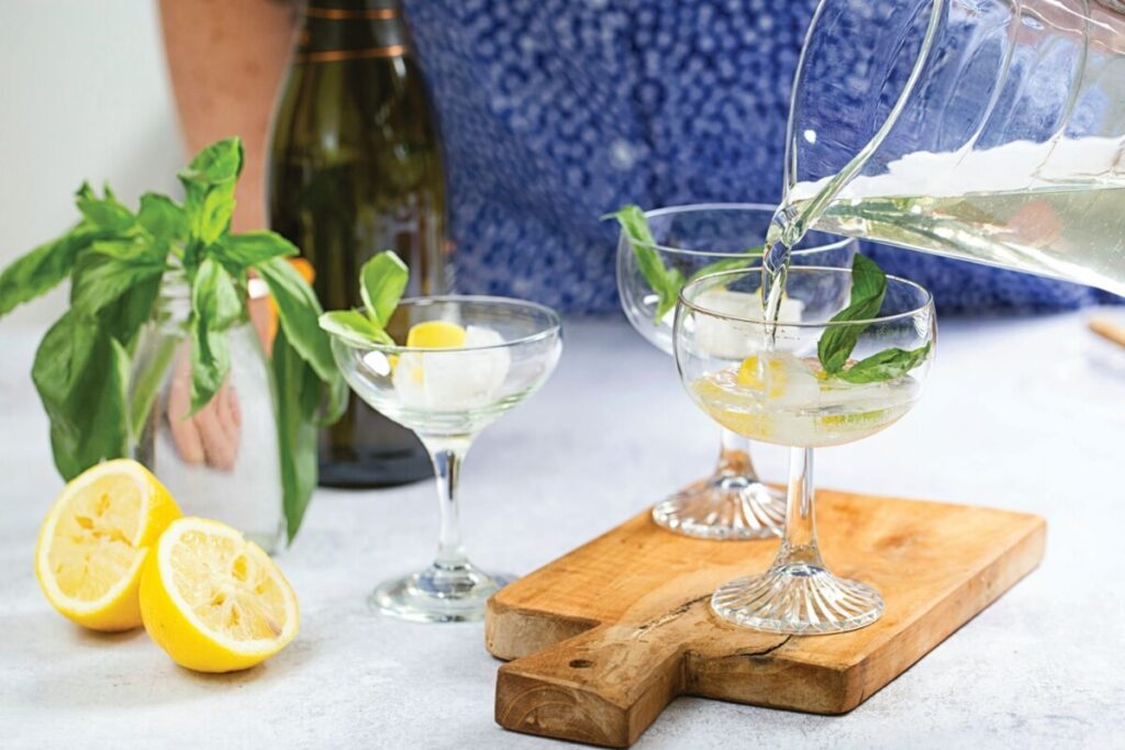 Citrus Basil Spritz - Non Alcoholic Cocktails