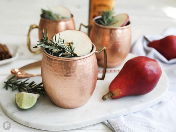 Spiced Pear Mule - Non Alcoholic Cocktails